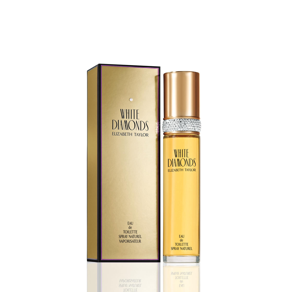 Elizabeth Taylor White Diamonds front bottle showing elegant packaging and timeless appeal