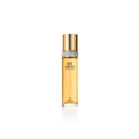 Elizabeth Taylor White Diamonds side label close-up highlighting fragrance name and classic design