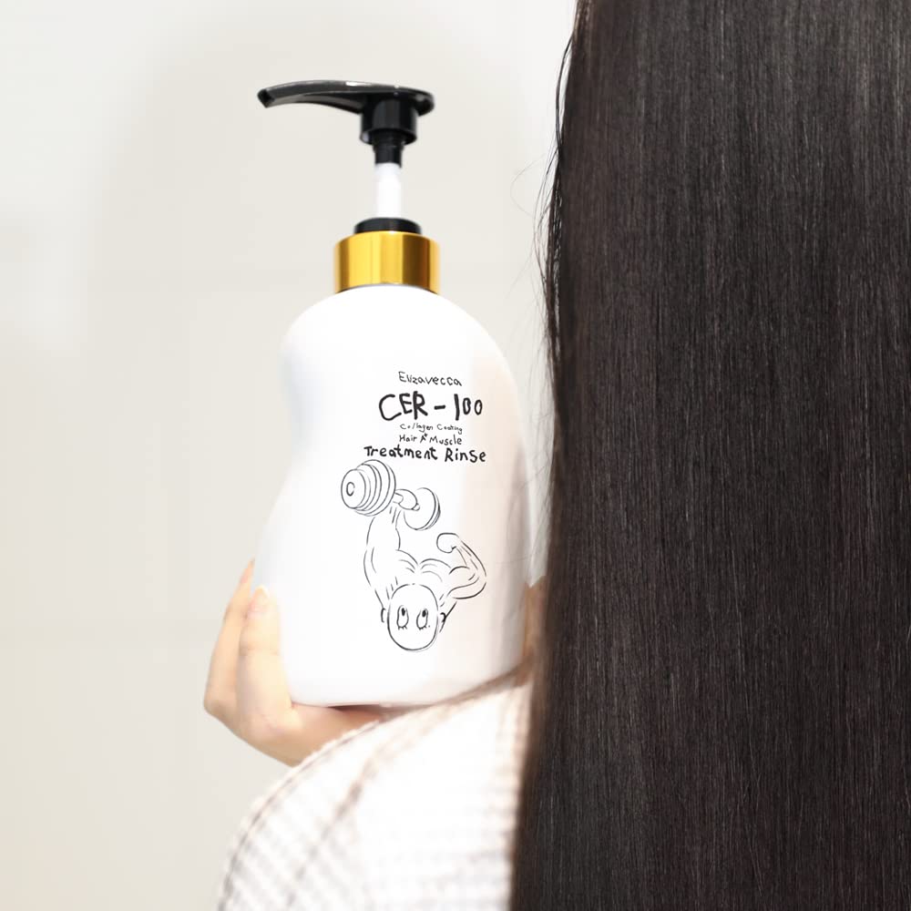 Elizavecca bottle staged in bathroom setting suggesting daily routine benefits