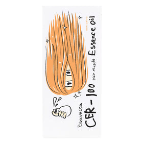 Close-up texture drop of Elizavecca CER-100 showing lightweight oil consistency for quick absorption