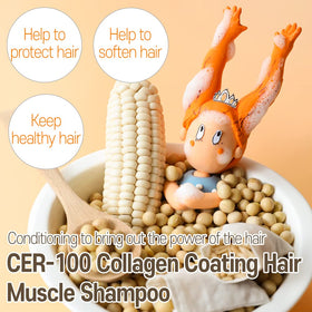 Elizavecca collagen and ceramide visual representing strengthening benefits
