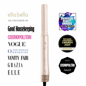 ELLA BELLA 32mm auto-wrap curling barrel delivering natural voluminous curls