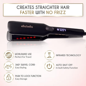ELLA BELLA 360-degree swivel cord showing tangle-free convenient styling