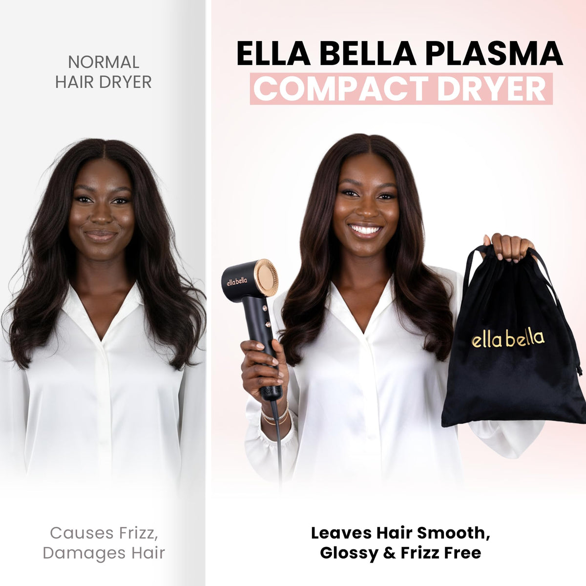 ELLA BELLA dryer styling curly hair to enhance definition benefit