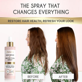 ELLA BELLA spray nozzle close-up showing fine mist for even coverage