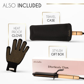 ELLA BELLA retail packaging with quick-start instructions for easy set-up and use