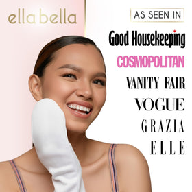 ELLA BELLA spa setup with warmer creating relaxing at-home atmosphere