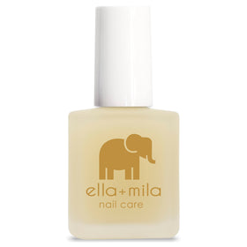 ella+mila bottle with ingredient card emphasizing 17-free formulation benefits