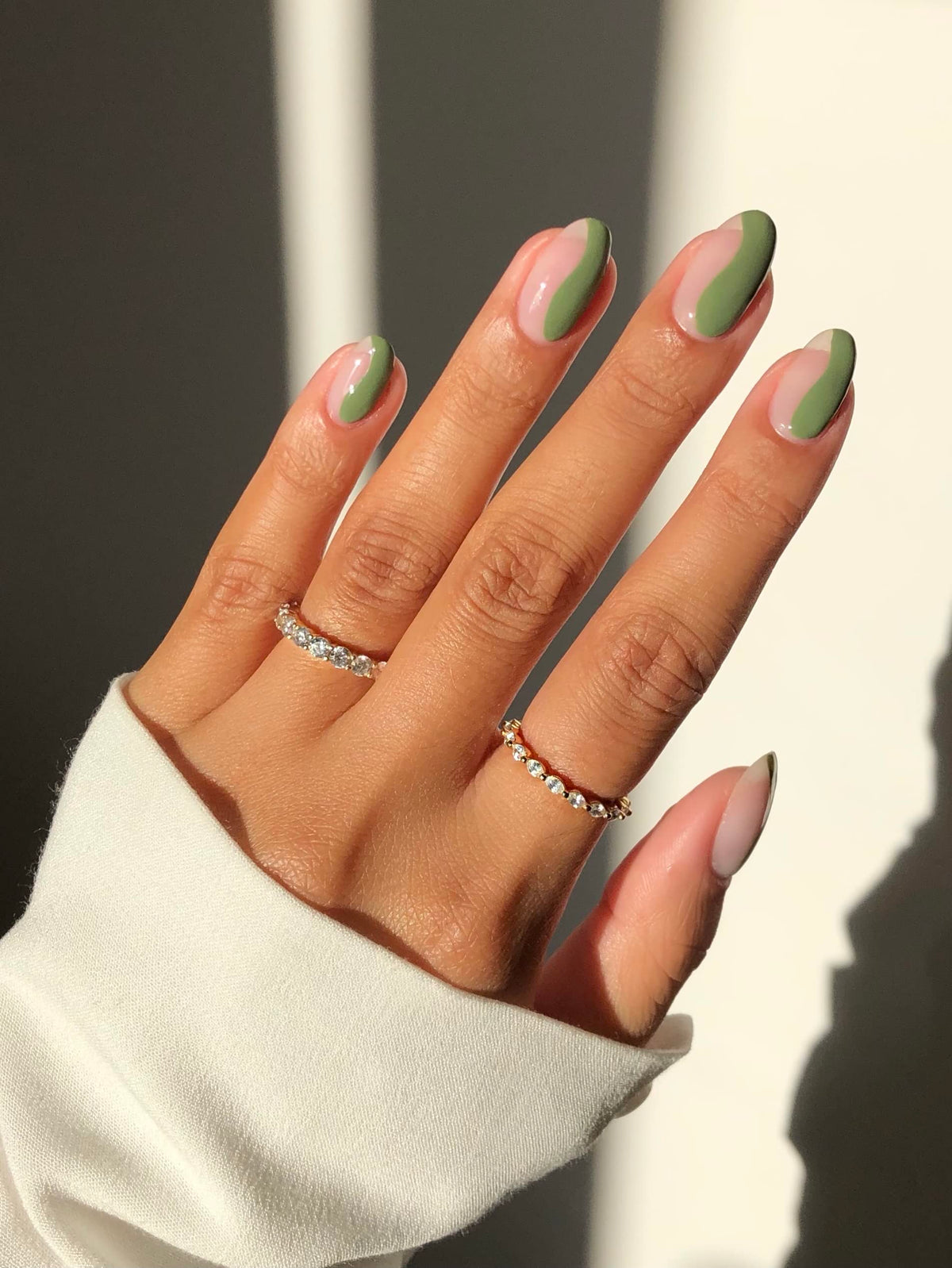 ella+mila top coat on natural nails adding shine and chip resistance