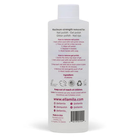 ella+mila bottle on salon counter with tools showing professional use