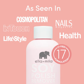 ella+mila remover droplet texture showing gentle moisturizing action