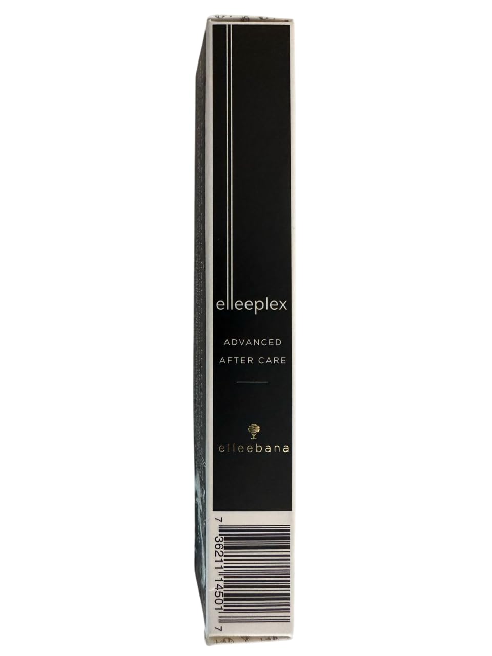 elleebana bottle next to coin for scale, compact salon-friendly size