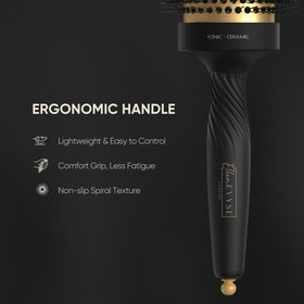 Ellen Evyse size comparison of 2.1-inch and 1.3-inch barrels for volume versus tight shaping