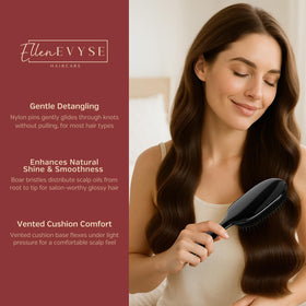 Ellen Evyse vented cushion detail that improves airflow and gentle scalp massage