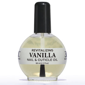 Ellie Chase front bottle shot showing vanilla scented cuticle oil benefit hydration