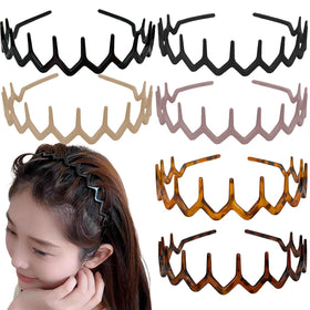 ELLOPH close-up of zig zag teeth gripping hair for secure non-slip hold