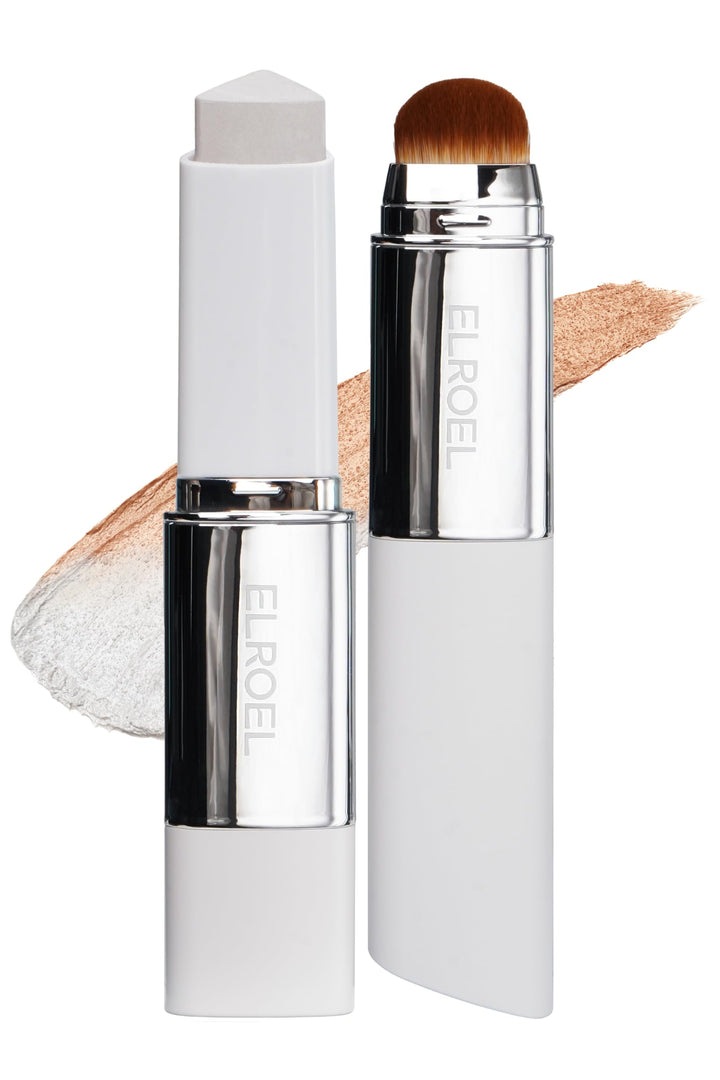 ELROEL front packaging of Blanc Cover Stick V showing compact design and shade 203
