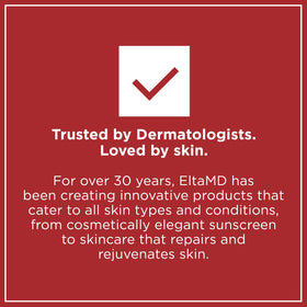 EltaMD AM and PM moisturizers pump detail highlighting convenient dispensing