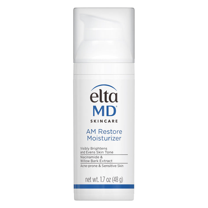EltaMD front pump bottle showing clean packaging and travel size benefit