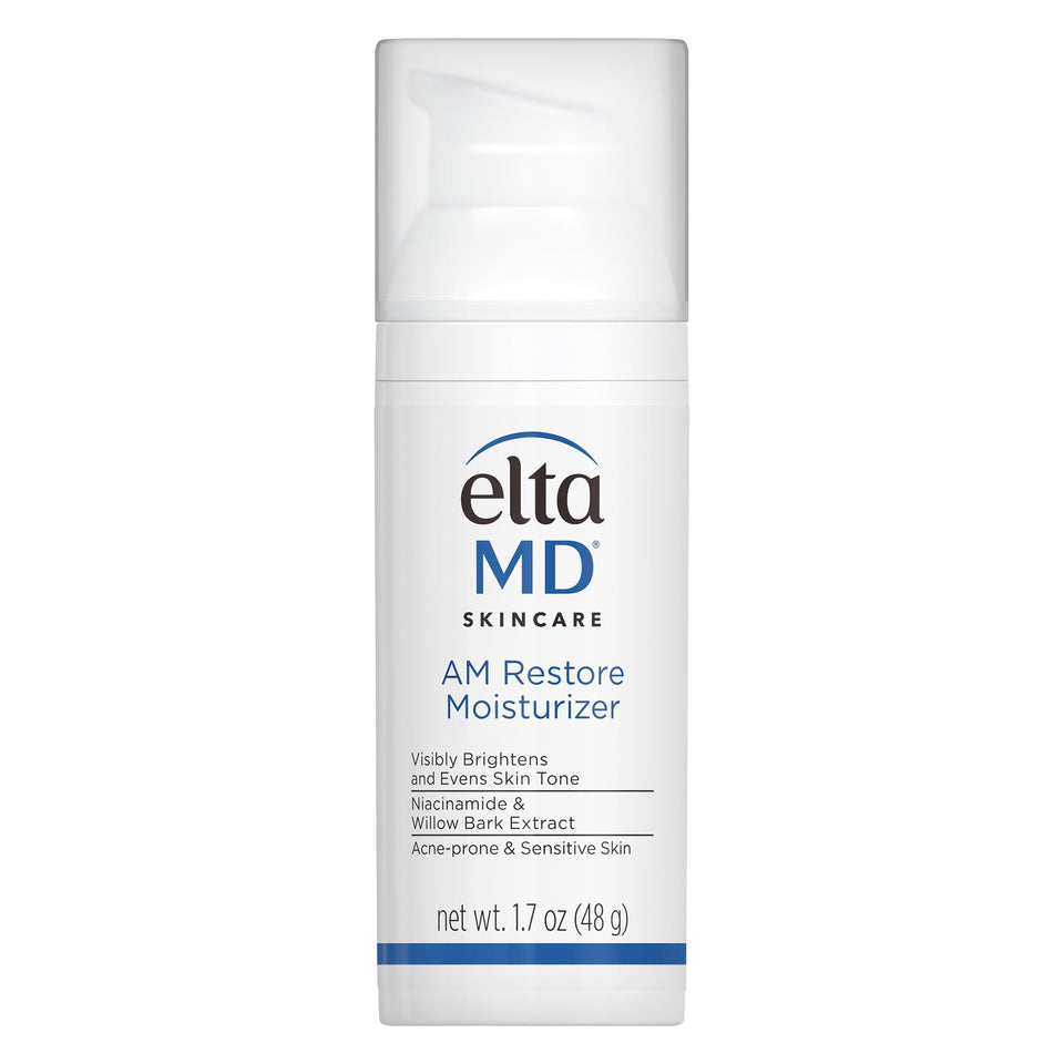EltaMD front pump bottle showing clean packaging and travel size benefit