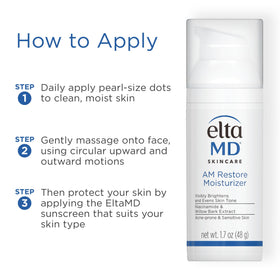 EltaMD on bathroom counter illustrating morning routine compatibility