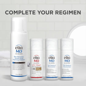 EltaMD packed in travel kit emphasizing TSA-friendly convenience