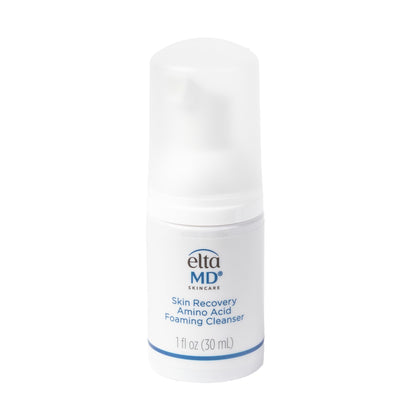 EltaMD branded bottle front packaging showing label and size benefits
