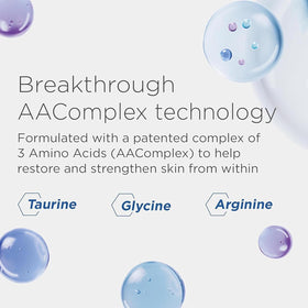 Back label close-up of EltaMD ingredient panel and clinical claims