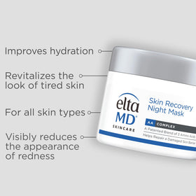 EltaMD mask on fingers ready to apply, demonstrates easy application