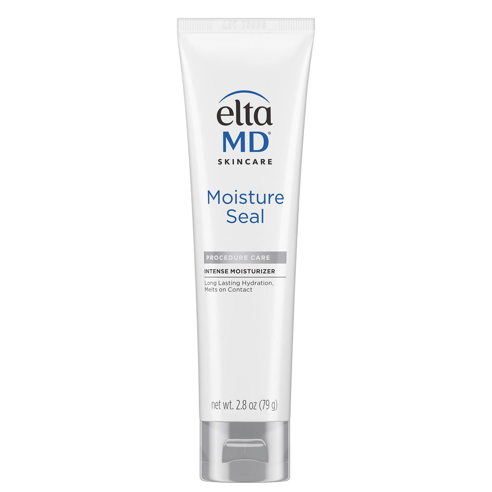 EltaMD tube front view showing product and travel-friendly size benefit
