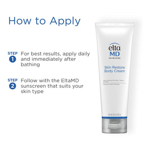 EltaMD 8 oz tube next to common items showing product size and scale