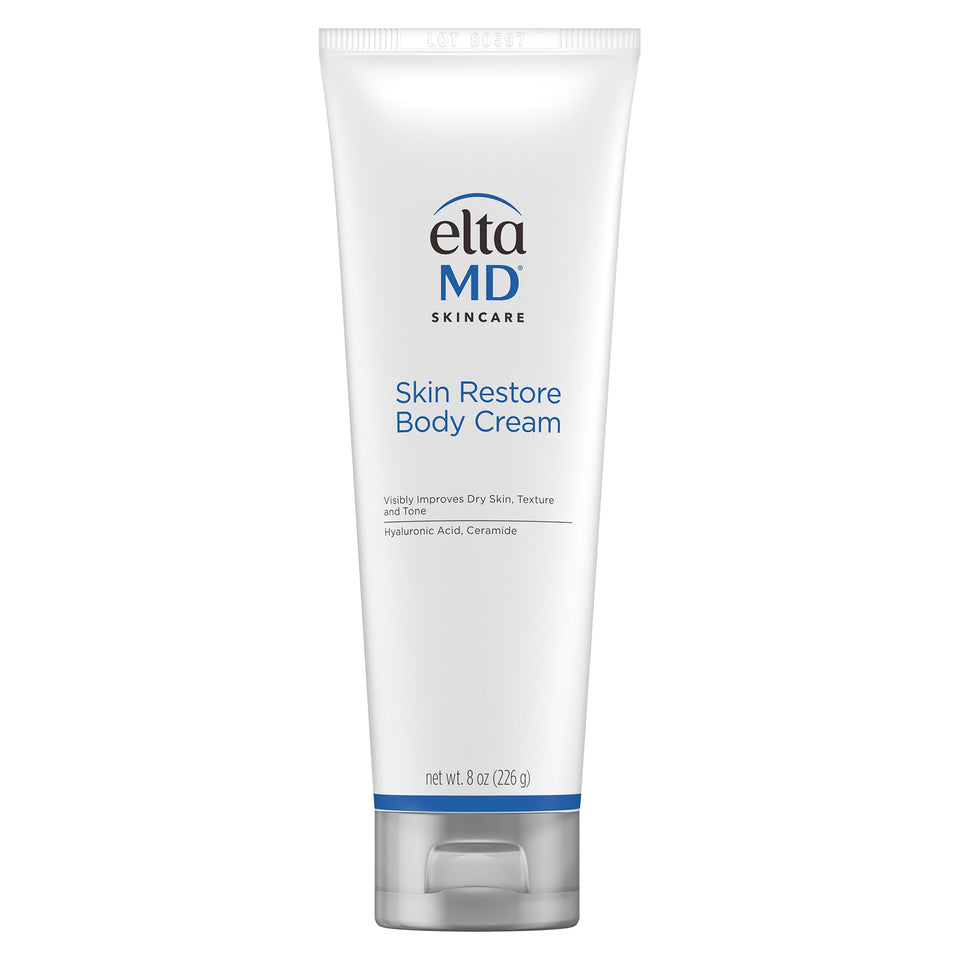 EltaMD front tube view showing brand and product for clear shelf presentation