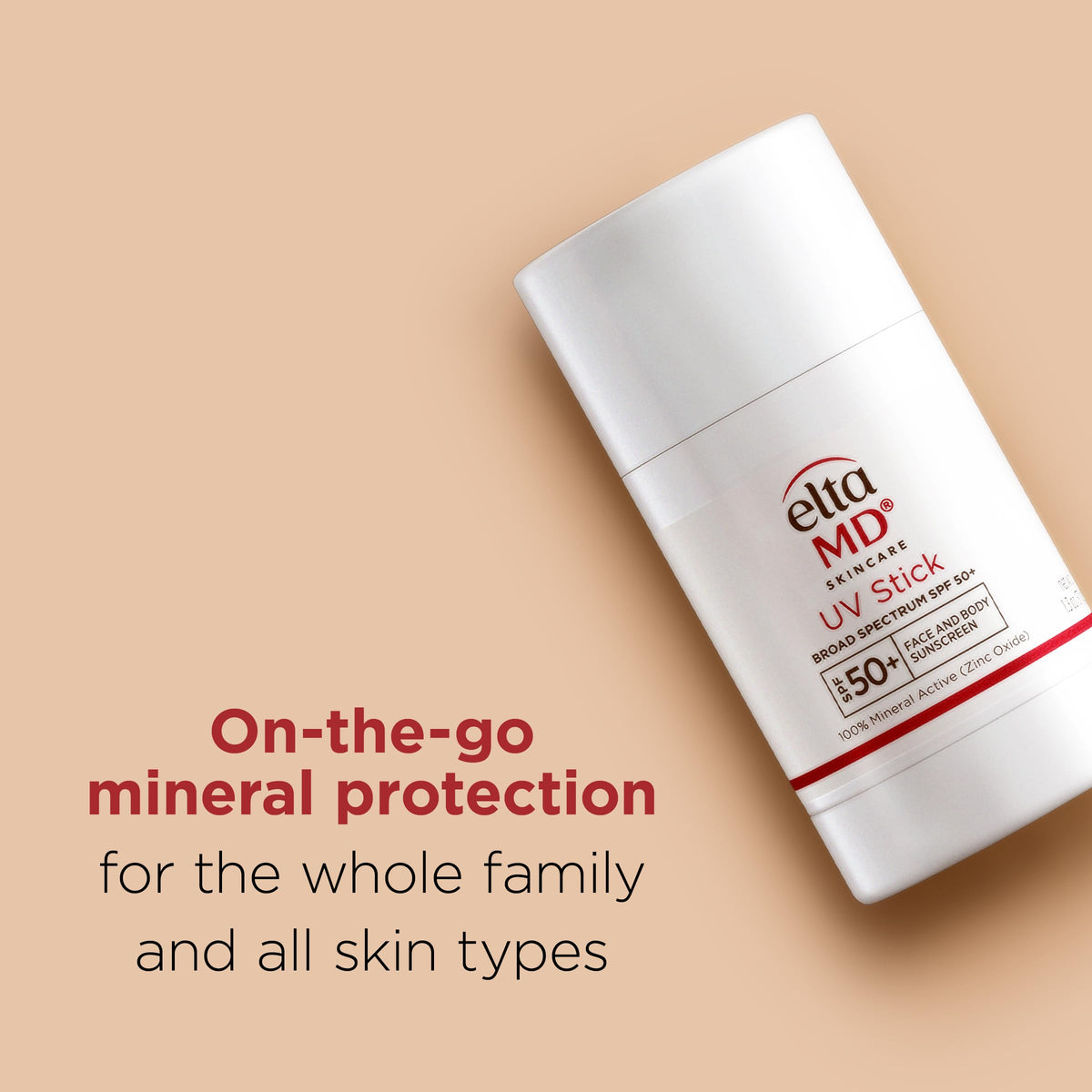 EltaMD stick texture close-up demonstrating smooth, non-greasy finish
