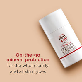 EltaMD stick texture close-up demonstrating smooth, non-greasy finish