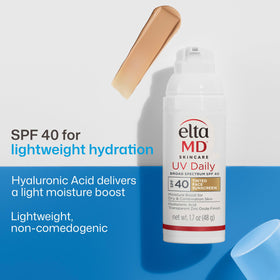eltamd texture close-up revealing smooth lightweight cream for easy blending