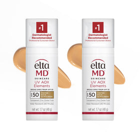 EltaMD front packaging showing SPF 50 and tint benefits