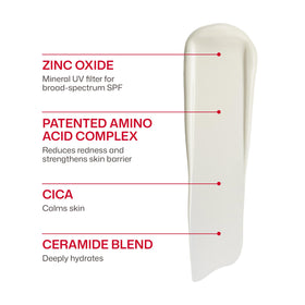 EltaMD untinted formula blending into skin for reduced redness appearance