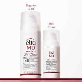EltaMD texture swirl of lotion showing lightweight, silky consistency