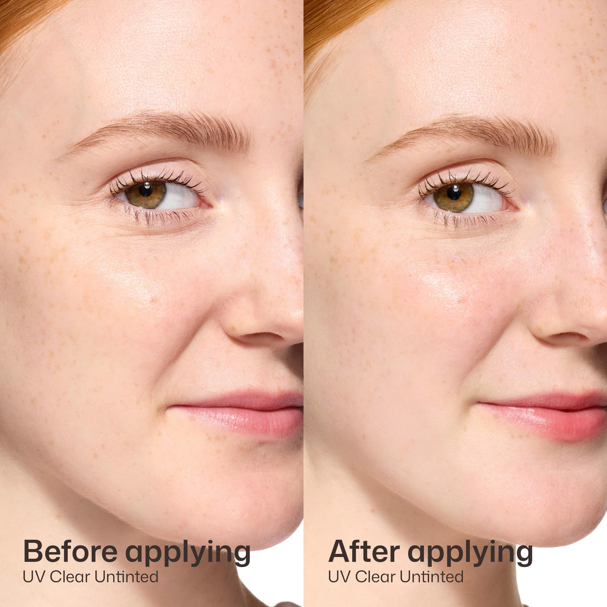 EltaMD layered under makeup illustrating smooth cosmetic layering