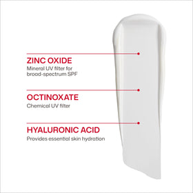 Applying EltaMD on hand to demonstrate quick absorption and smooth feel