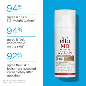 EltaMD product in outdoor setting showing daily sun protection benefit