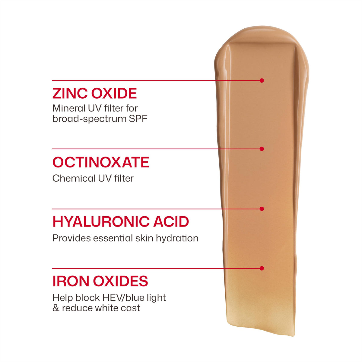 EltaMD blended on skin demonstrating even tint and natural coverage