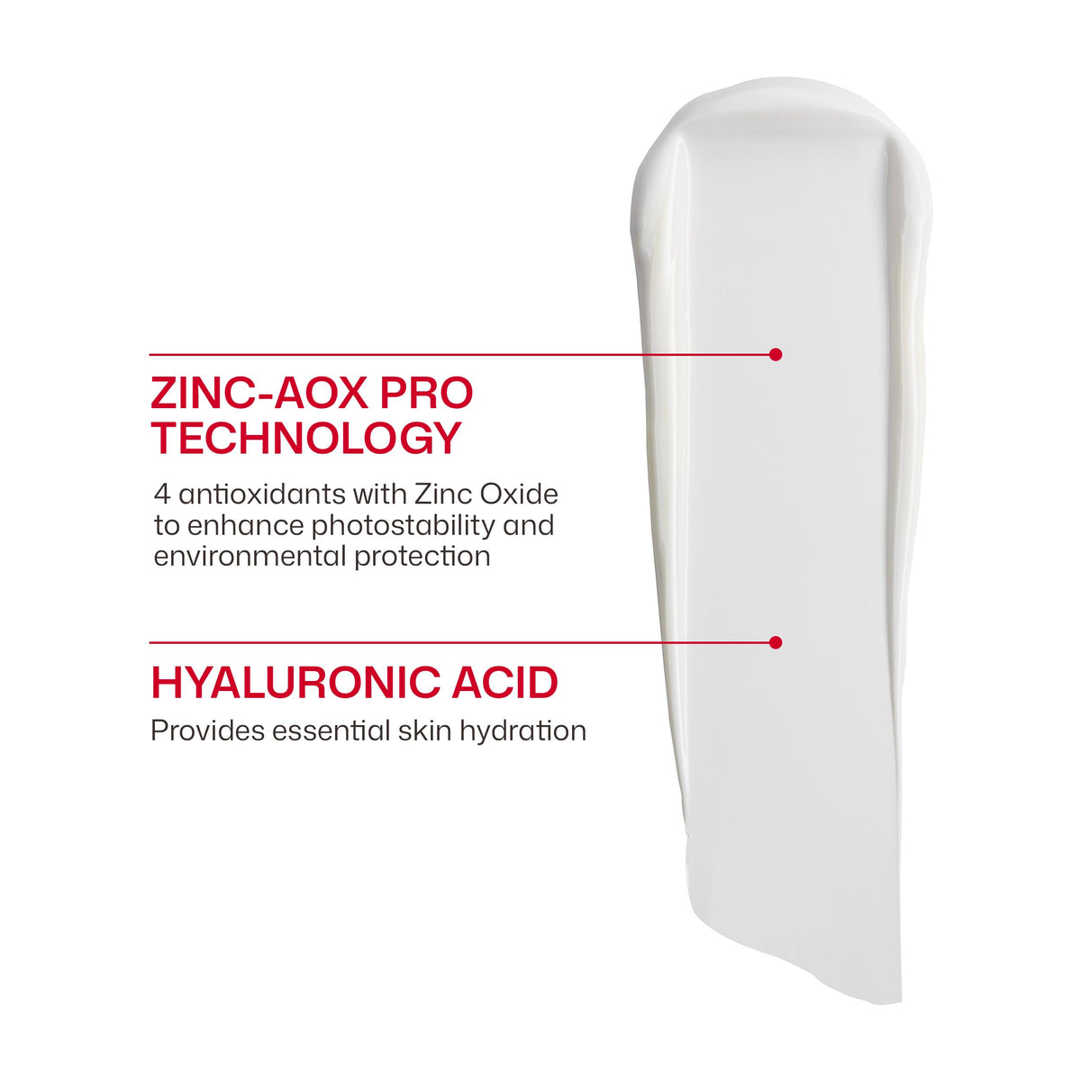 EltaMD untinted sunscreen blended on skin, no white cast benefit