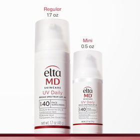 Close-up of EltaMD UV Daily texture demonstrating smooth, non-greasy finish
