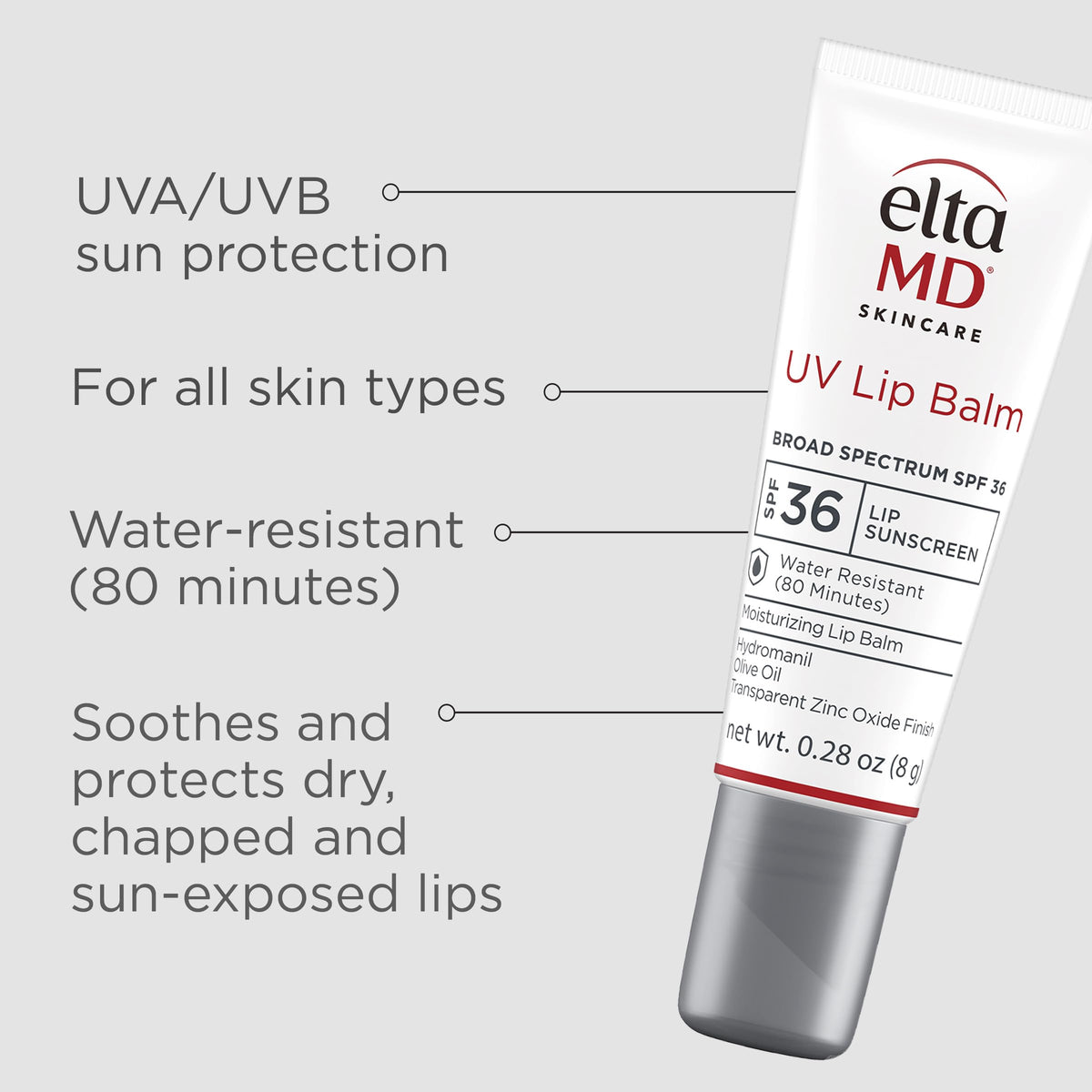 EltaMD ingredient close up highlighting Hydromanil for lasting hydration benefit