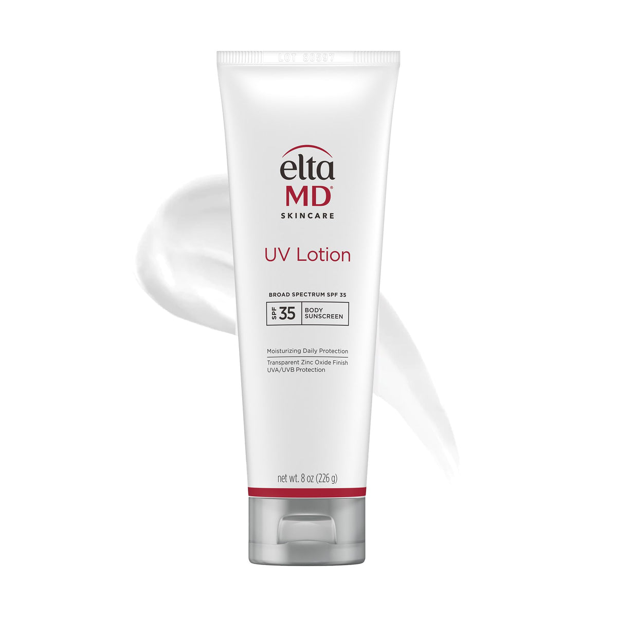 EltaMD bottle front packaging showing SPF 30 protection and lotion benefits