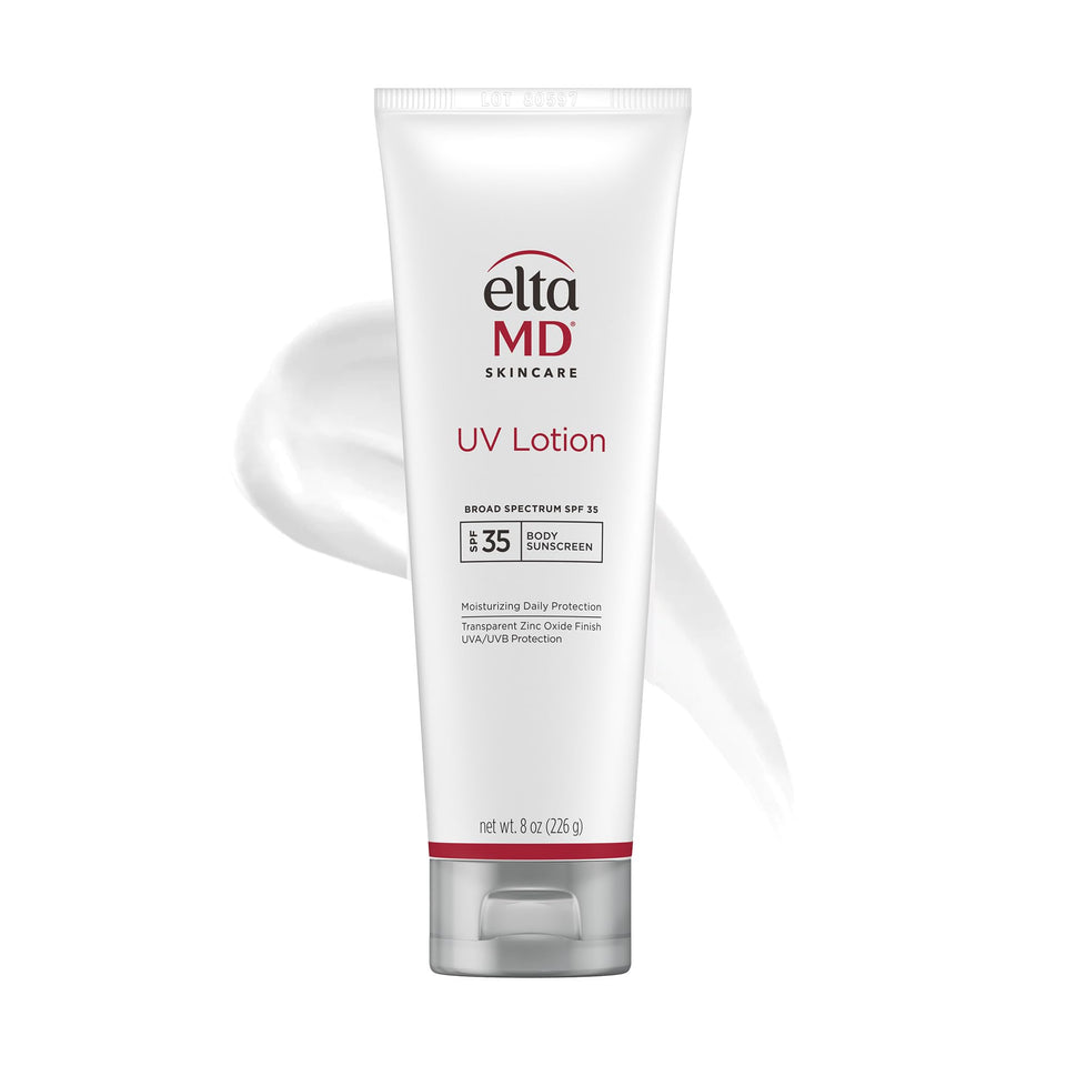 EltaMD bottle front packaging showing SPF 30 protection and lotion benefits