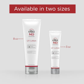 EltaMD ingredient label close-up featuring zinc oxide and hyaluronic acid