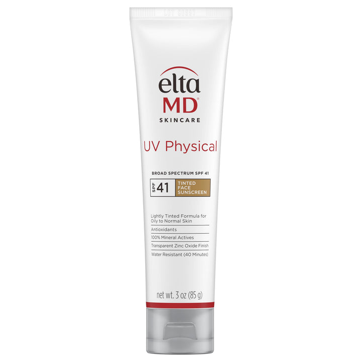 EltaMD front packaging showing SPF 41 and travel-size benefits