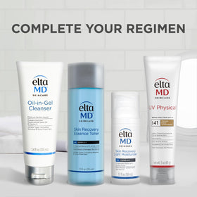 EltaMD in outdoor setting demonstrating water-resistant sun protection